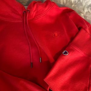 Red Champion Hoodie